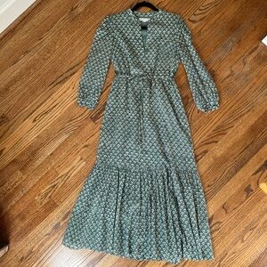 Emerson Fry Day Flowers Juniper Frances Dress, XS